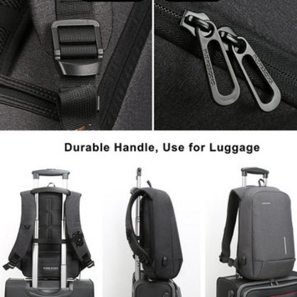 13/15 Inch Laptop Backpack Waterproof Anti Theft Backpack with External USB Port