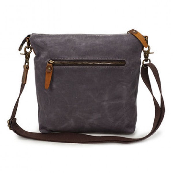 Canvas Leisure Vintage Waterproof Shoulder Bag Crossbody Bag For Men