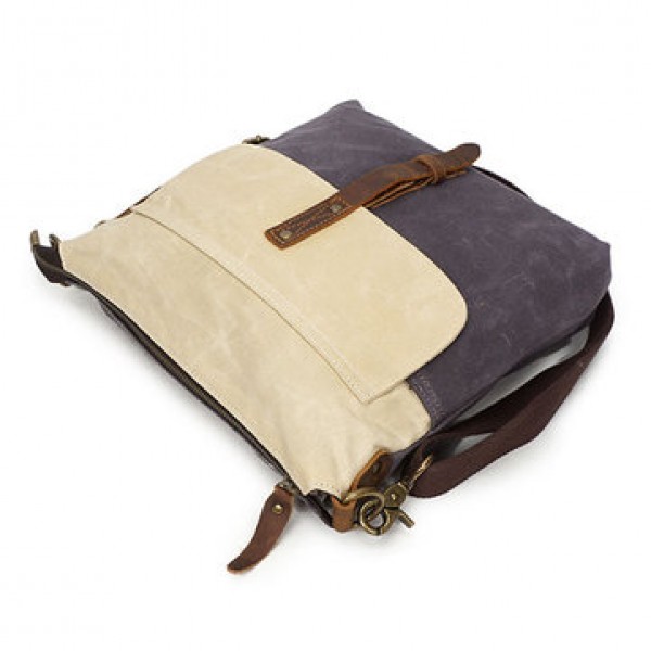 Canvas Leisure Vintage Waterproof Shoulder Bag Crossbody Bag For Men