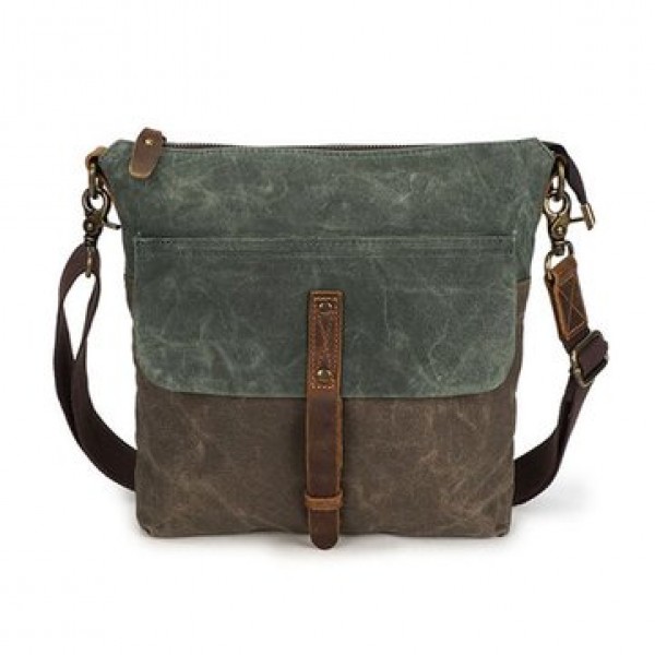 Canvas Leisure Vintage Waterproof Shoulder Bag Crossbody Bag For Men