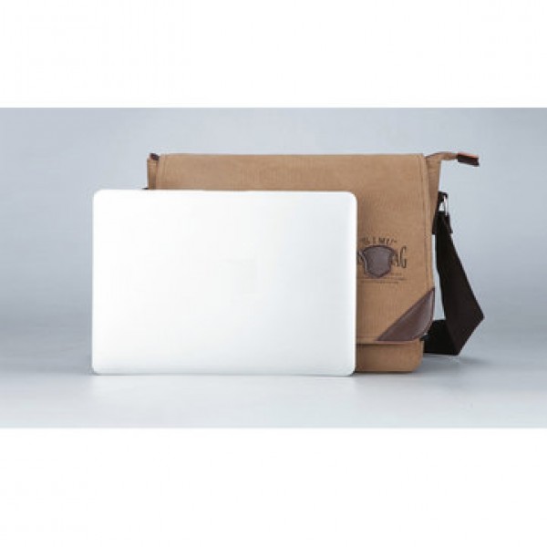 Men Canvas Large Capacity Retro Elegant Shoulder Crossbody Bag