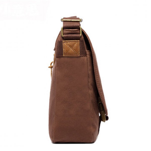 15 inches Laptop Bag Men Canvas Minimalist Crossbody Bag Handbag Leisure Business Shoulder bag