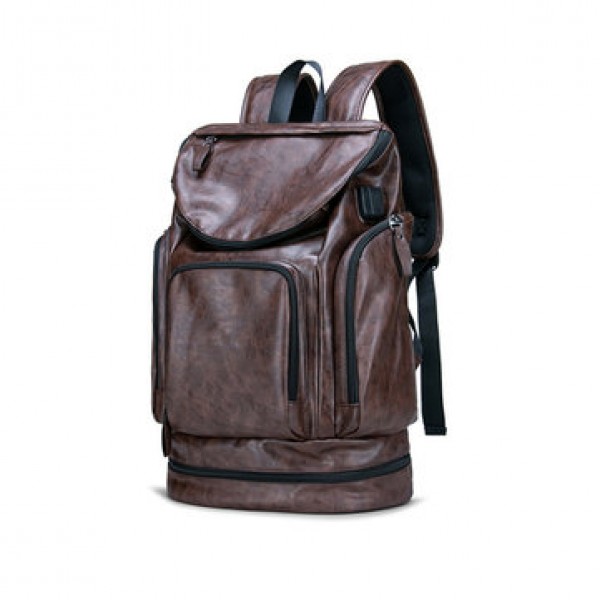 Men Leisure Travel Multifunctional Multi-Carry Multi-Position Backpack With Charging Port