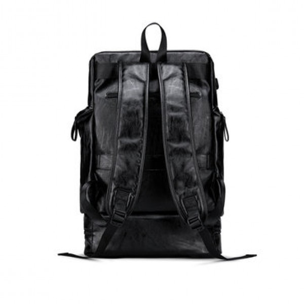 Men Leisure Travel Multifunctional Multi-Carry Multi-Position Backpack With Charging Port