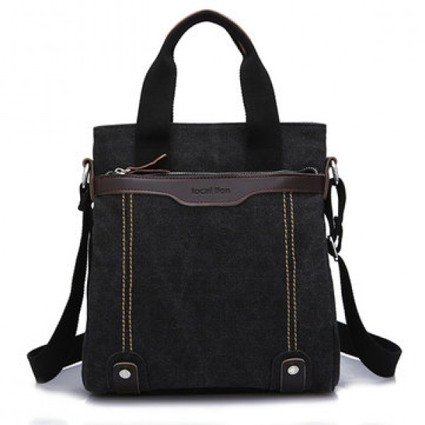 Canvas Waterproof Vintage Crossbody Bag Shoulder Bag Leisure Business Handbag For Men