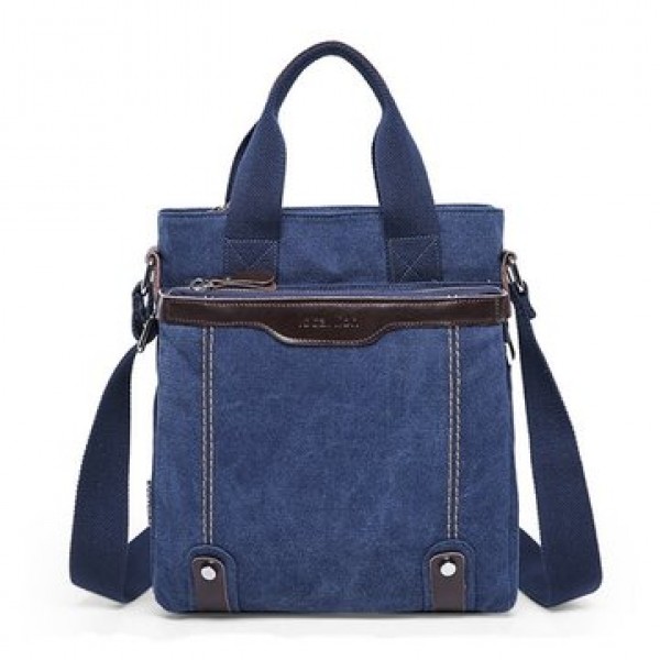 Canvas Waterproof Vintage Crossbody Bag Shoulder Bag Leisure Business Handbag For Men