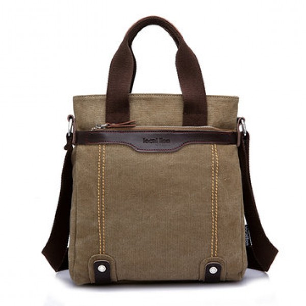 Canvas Waterproof Vintage Crossbody Bag Shoulder Bag Leisure Business Handbag For Men