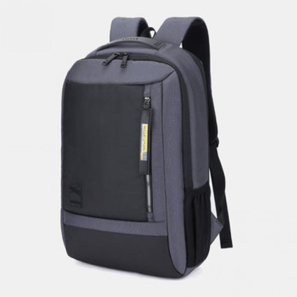 Men Large Capacity Casual Backpack With USB Chargi...