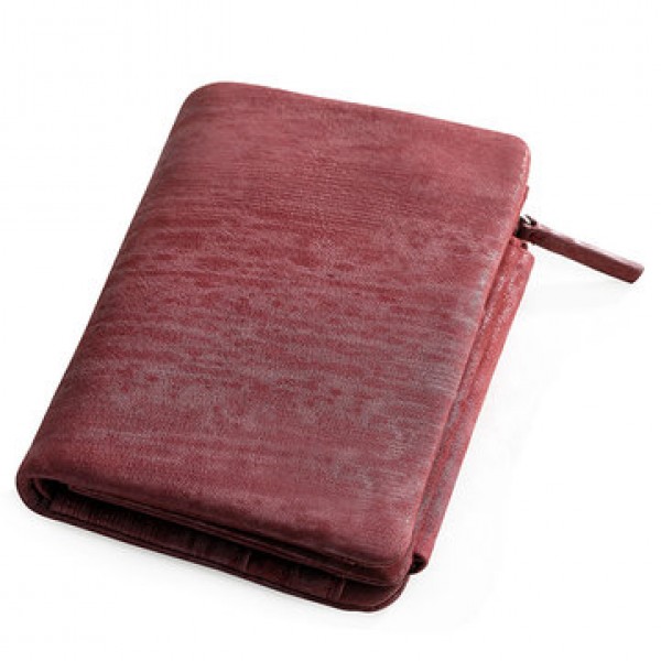 Genuine Leather Frequency Line Wallet Card Bag Coin Purse with SIM Card Holder for Men and Women