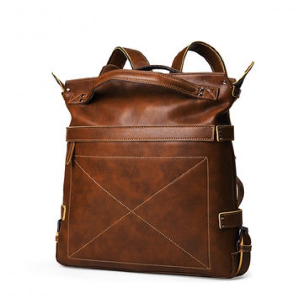 Ekphero Men Casual Handbag Multifunction Laptop Backpack