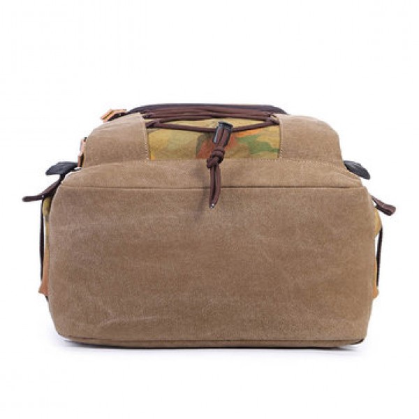 Canvas Travel Bag Designer Large Capacity Casual Backpack with USB Charging Port