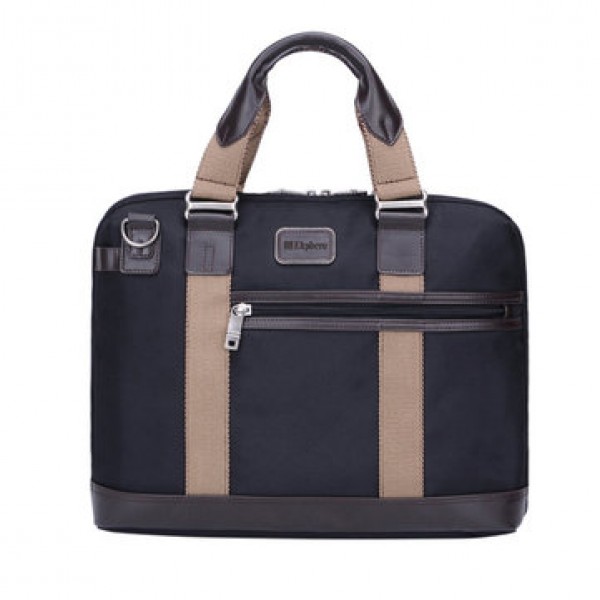 Ekphero Men Vintage Waterproof Business Casual Laptop Bag Handbag Briefcase Crossbody Bag