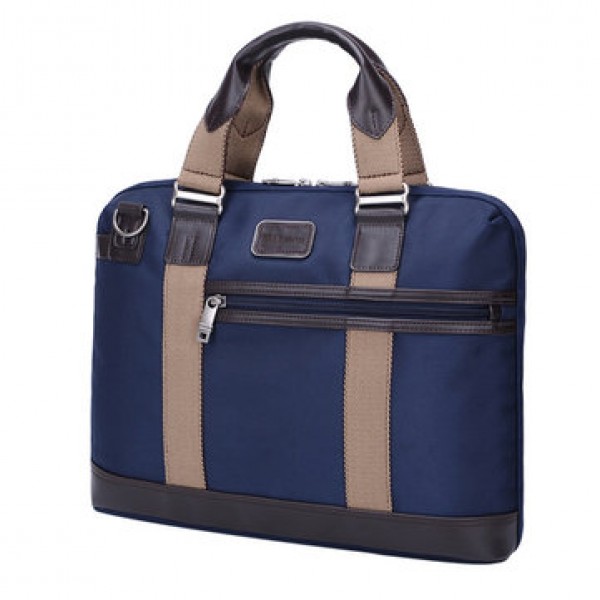 Ekphero Men Vintage Waterproof Business Casual Laptop Bag Handbag Briefcase Crossbody Bag