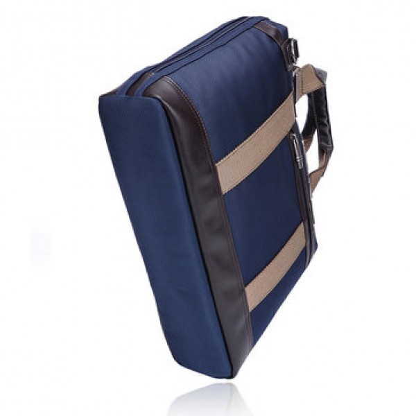 Ekphero Men Vintage Waterproof Business Casual Laptop Bag Handbag Briefcase Crossbody Bag