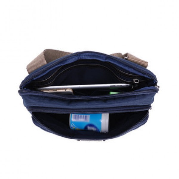 Ekphero Men Vintage Waterproof Business Casual Laptop Bag Handbag Briefcase Crossbody Bag