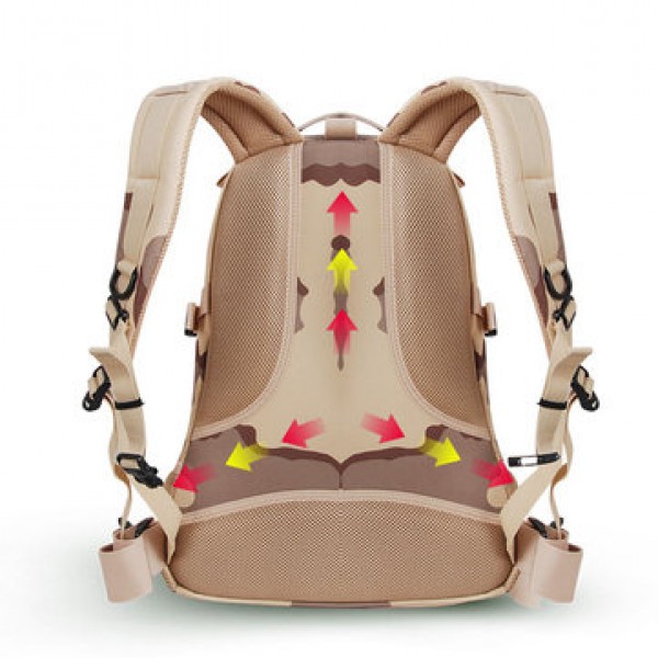 40L Camping Bags Men Outdoor Waterproof Molle Backpack Military 3D Tactical Women Assault Travel Bag