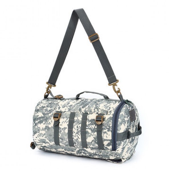 Large Capacity Men Multifunctional Travel Crossbody Bag Nylon Outdoor Backpack