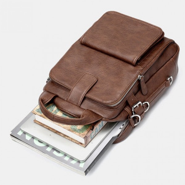 Ekphero Men Casual Multifunction Business Crossbody Bag Shoulder Bag
